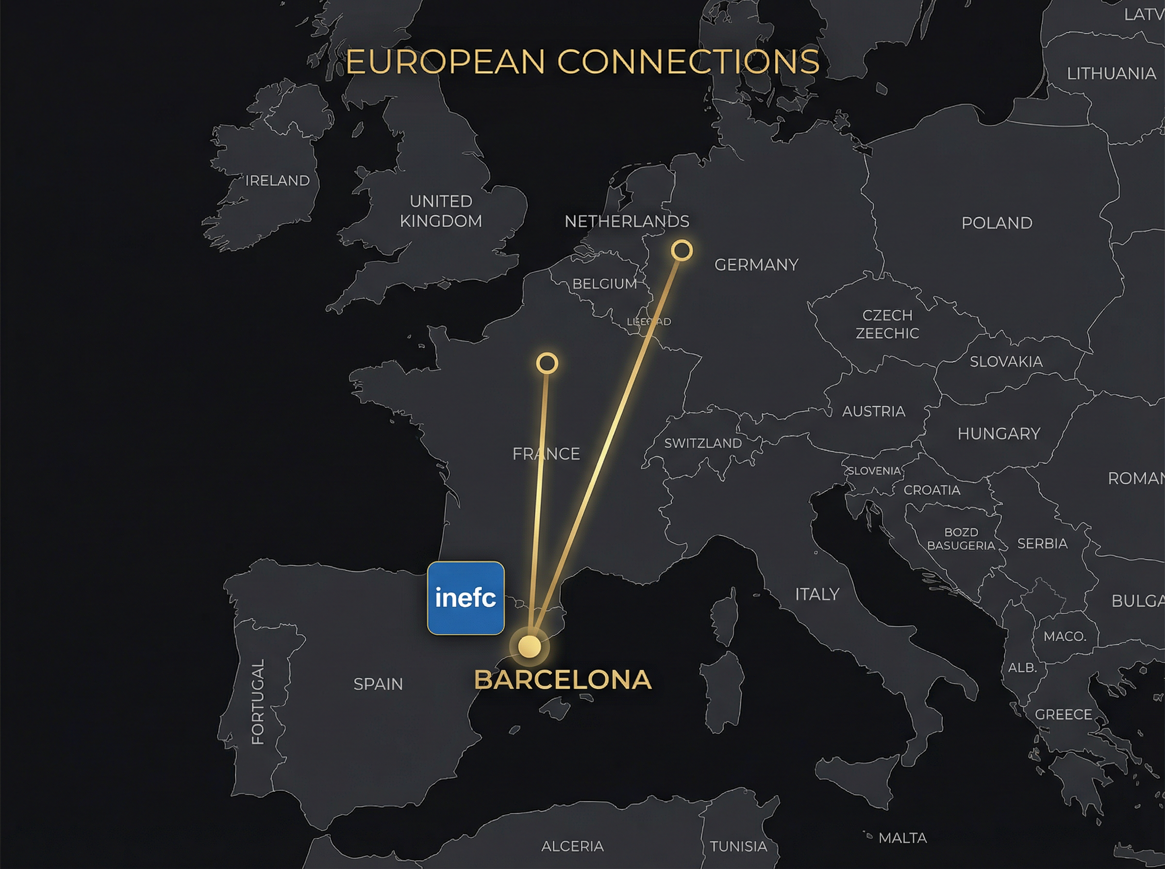 INEFC European Connections Map